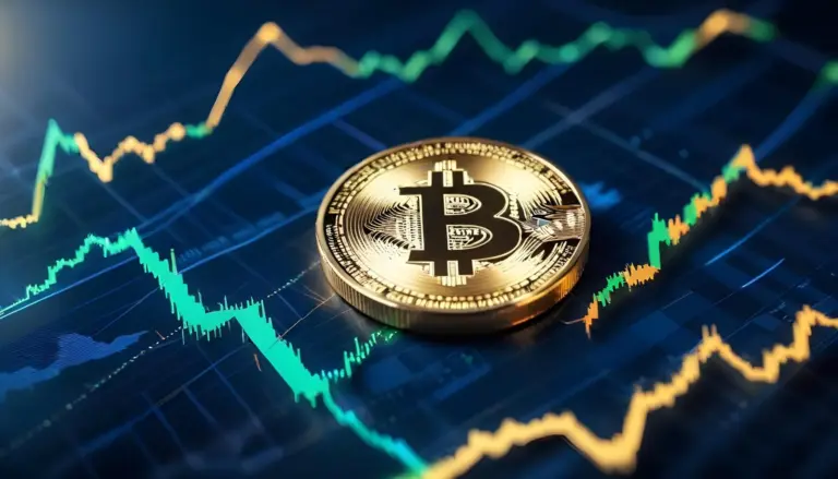 Bitcoin koers grafiek toont verkoopdruk en short sellers activiteit