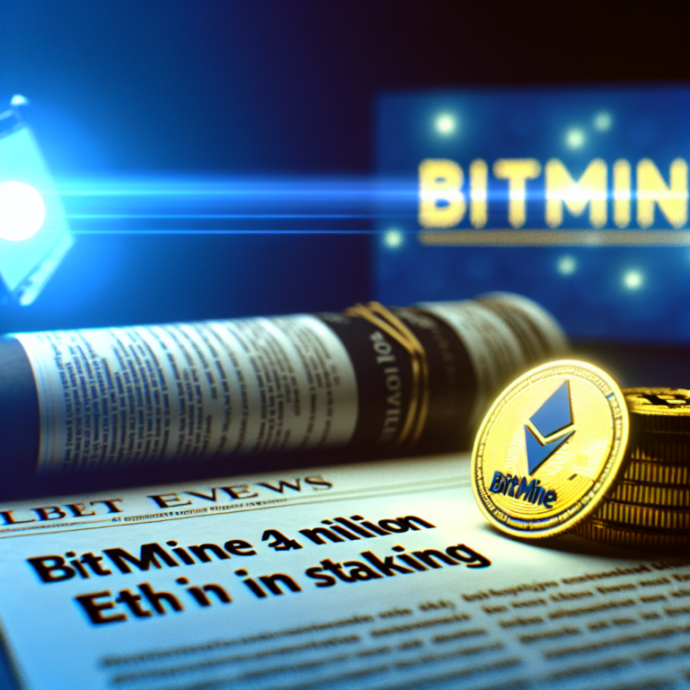 Bitmine bereikt mijlpaal met 4 miljoen ETH in staking
